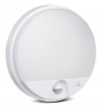 Wall LED Lamp with Infrared Motion Sensor Indoor / Outdoor Lighting 1100lm 15W IP54 4000K Waterproof Colour: White