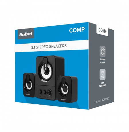 Rebel Comp CS-50 2.1 PC Speakers
