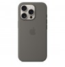 Apple iPhone 16 Pro Silicone Case with MagSafe - Stone Gray