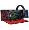 Extralink Gaming Set TF800 4in1 | Keyboard + Mouse + Headphones + Pad | LED backlight