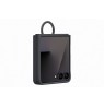 Samsung Galaxy Flip7 Silicone Case with Ring Black