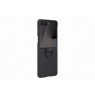 Samsung Galaxy Flip7 Silicone Case with Ring Black