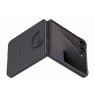 Samsung Galaxy Flip7 Silicone Case with Ring Black
