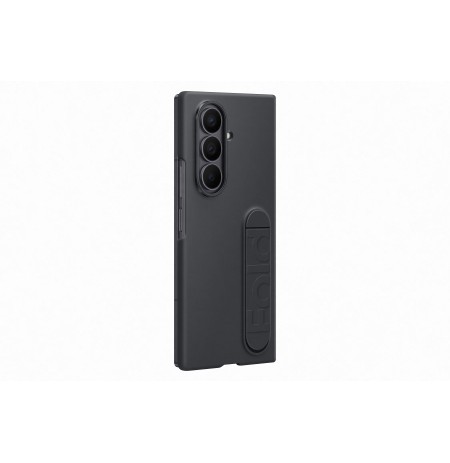 Samsung Galaxy Fold7 Silicone Case with Stand Black