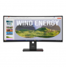 LENOVO ThinkVision T34WD-40 LED monitor curved 34inch 3440x1440 UWQHD 120Hz VA 300cd/m2 3000:1 HDR10 4ms HDMI DisplayPort USB-C 