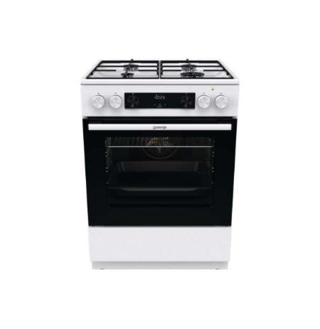 Gorenje Cooker | GKS6C70WJ | Hob type Gas | Oven type Electric | White | Width 60 cm | Depth 60 cm | 71 L