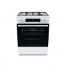 Gorenje Cooker | GKS6C70WJ | Hob type Gas | Oven type Electric | White | Width 60 cm | Depth 60 cm | 71 L