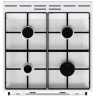 Gorenje Cooker | GKS6C70WJ | Hob type Gas | Oven type Electric | White | Width 60 cm | Depth 60 cm | 71 L