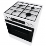 Gorenje Cooker | GKS6C70WJ | Hob type Gas | Oven type Electric | White | Width 60 cm | Depth 60 cm | 71 L