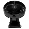 Adler Rechargeable Clip-on Desk Fan | AD 7342 | Table Fan | Black | Diameter 15.5 cm | Number of speeds 3 | Oscillation | 5 W