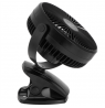 Adler Rechargeable Clip-on Desk Fan | AD 7342 | Table Fan | Black | Diameter 15.5 cm | Number of speeds 3 | Oscillation | 5 W