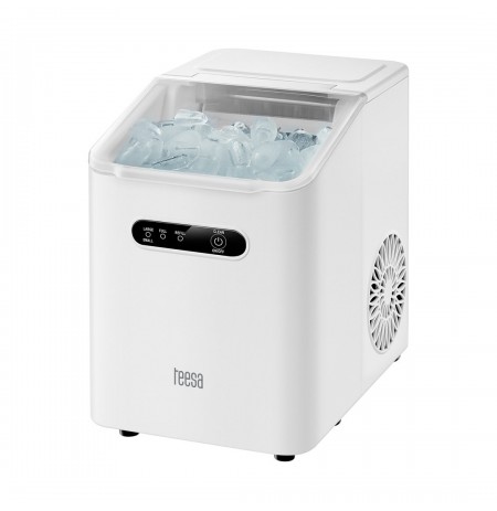 Ice maker TEESA EASY ICE, 11kg ice, 1L, 110W, two cube sizes, self-cleaning