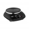 Portable single black electric stove 1000W