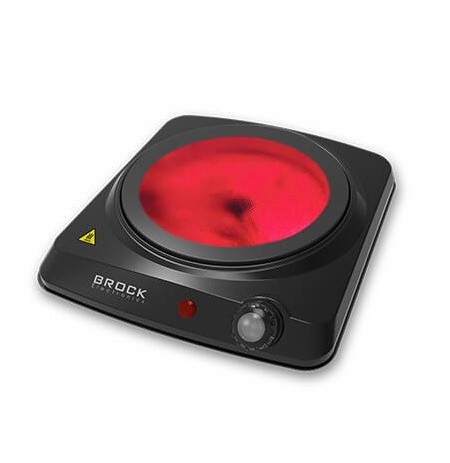BROCK HPI 3001 BK Infrared electric cooker Single-burner 17,7 cm 1200 W Black