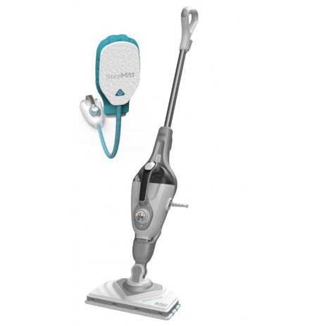 Black & Decker Steam-Mop + SteaMitt Steam mop 0.5 L 1600 W Grey