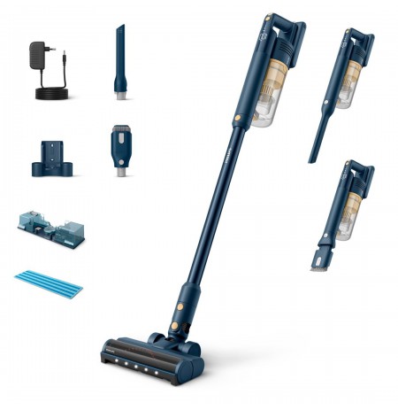 Philips 5000 Series Cordless Stick vacuum cleaner XC5043/01, Up to 60 min, 15 min of Turbo