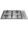 Beko HIBG64120SX 60cm Gas Hob with Side Knob Controls