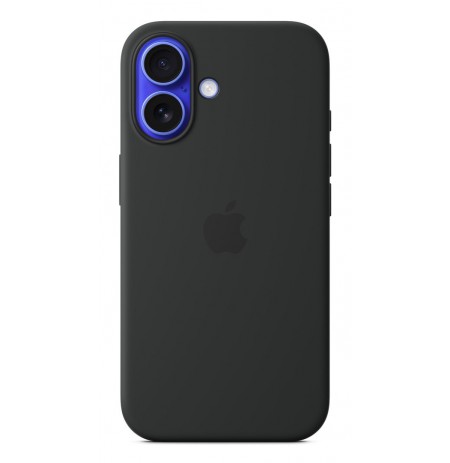 Silicone Case for iPhone 16 with MagSafe - black
