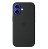Silicone Case for iPhone 16 with MagSafe - black