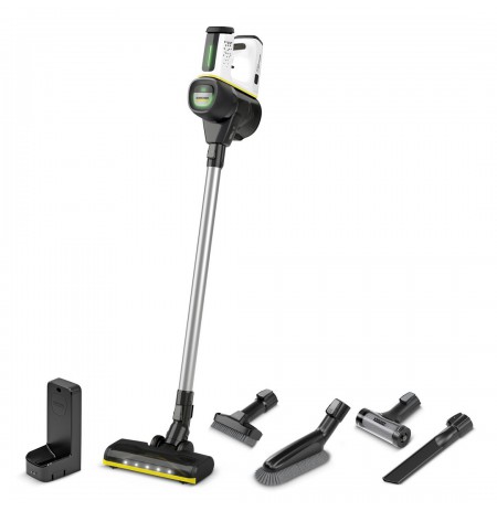 Kärcher VC 7 Cordless yourMax 2-in-1 stick vacuum Battery Dry HEPA Bagless 0.8 L Grey, White 2.5 Ah