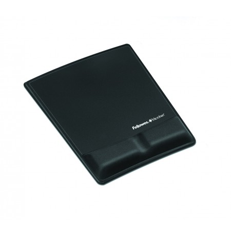 Fellowes Mouse Mat Wrist Support - Health-V Mouse Pad with Antibacterial Protection - Ergonomic Mouse Mat for Computer, Laptop,