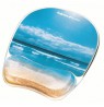 Fellowes Mouse Mat Wrist Support - Photo Gel Mouse Pad with Non Slip Rubber Base & Antibacterial Protection - Ergonomic Mouse