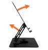 Adjustable, rotatable, ergonomic laptop stand 10–17″ LAPTOP STAND ROTO MT2662