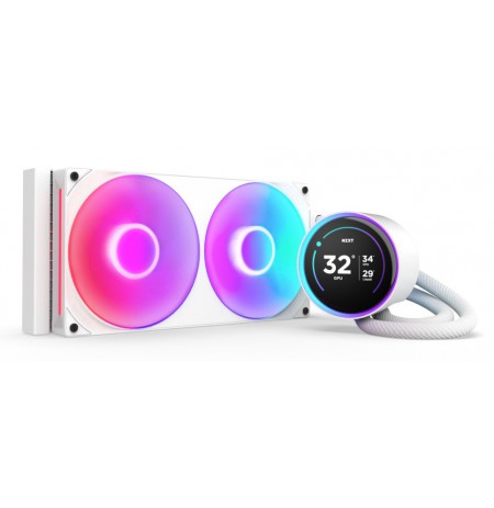 NZXT Kraken Elite 280 RGB Processor All-in-one liquid cooler 14 cm White 1 pc(s)