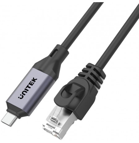 Unitek Ethernet USB C RJ-45 LAN cable, network cable, 3m