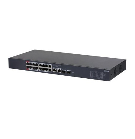 Dahua Technology CS4220-16GT-240 Managed L2 Gigabit Ethernet (10/100/1000) Power over Ethernet (PoE) Black