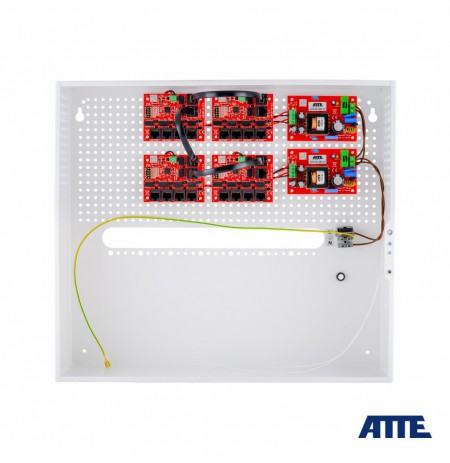 Set of up to 17 IP cameras PoE switch 17P+1UP ATTE IP-17-11-H