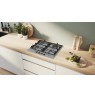 Bosch Serie 6 PCH6A5I90 hob Stainless steel Built-in 60 cm Gas 4 zone(s)