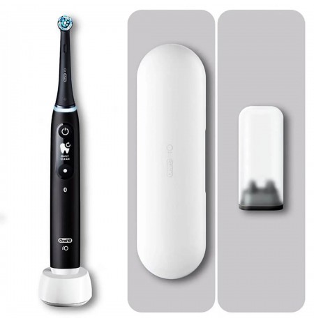 Oral-B iO Series 6 - Adult - Rotating Toothbrush - Daily Care - Gum Care - Intensive - Sensitive - Black - 2 min - Black