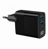 Gembird TA-UC-PDQC30LCD-BK-02 mobile device charger Universal Black AC Fast charging Indoor