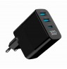 Gembird TA-UC-PDQC30LCD-BK-02 mobile device charger Universal Black AC Fast charging Indoor