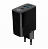 Gembird TA-UC-PDQC30LCD-BK-02 mobile device charger Universal Black AC Fast charging Indoor