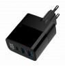 Gembird TA-UC-PDQC30LCD-BK-02 mobile device charger Universal Black AC Fast charging Indoor