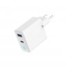 Gembird 2 Port 30W GaN USB Schnellladegerät LED Weiß TA-UC-PDQC30L-W-01 Baby video monitor, Keyboard, Mobile computer, Mobile