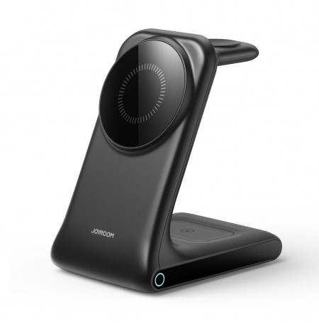 Joyroom JR-W15 Wireless Charger 3-in-1 Charging Station with MagSafe - Black