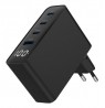 Gembird TA-UC-PDQC100LCD-01-BK mobile device charger Laptop, Smartphone Black AC Fast charging Indoor