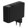 Gembird TA-UC-PDQC100LCD-01-BK mobile device charger Laptop, Smartphone Black AC Fast charging Indoor