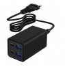Gembird TA-UC-2A2C-PD65-01-BK mobile device charger Laptop, Smartphone Black AC Fast charging Indoor