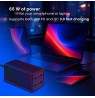 Gembird TA-UC-2A2C-PD65-01-BK mobile device charger Laptop, Smartphone Black AC Fast charging Indoor
