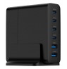 Gembird TA-UC-2A4C-PD75-01-BK mobile device charger Universal Black AC Fast charging Indoor
