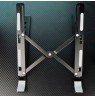 SAVIO PB-05 Office stand for laptop and tablet, black, aluminium