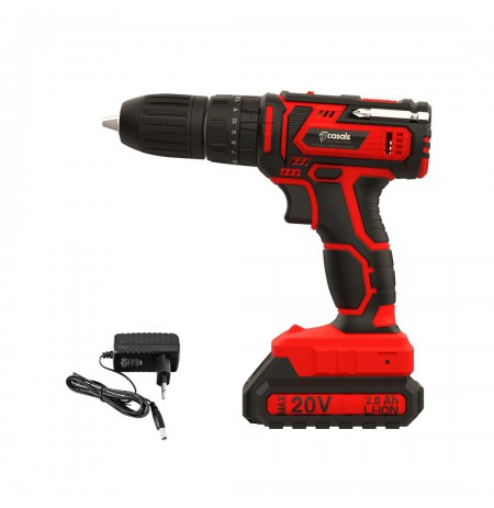 Cordless battery-powered screwdriver/drill 20V CASALS CID2050B