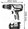 Bosch screwdriver 12 V Li-Ion 1300 RPM Black, Blue, Red