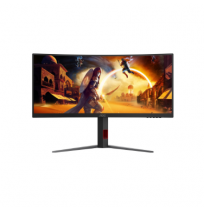 AOC G4 CU34G4Z computer monitor 86.4 cm (34") 3440 x 1440 pixels Wide Quad HD LED Black, Red