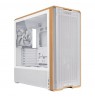 Lian Li Lancool LAN217W computer case Midi Tower White, Wood