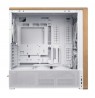 Lian Li Lancool LAN217W computer case Midi Tower White, Wood